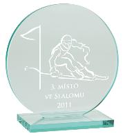 Skleněná trofej CR3008A-C